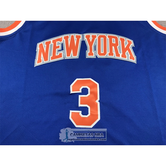 Camiseta New York Knicks Josh Hart NO 3 Icon Azul